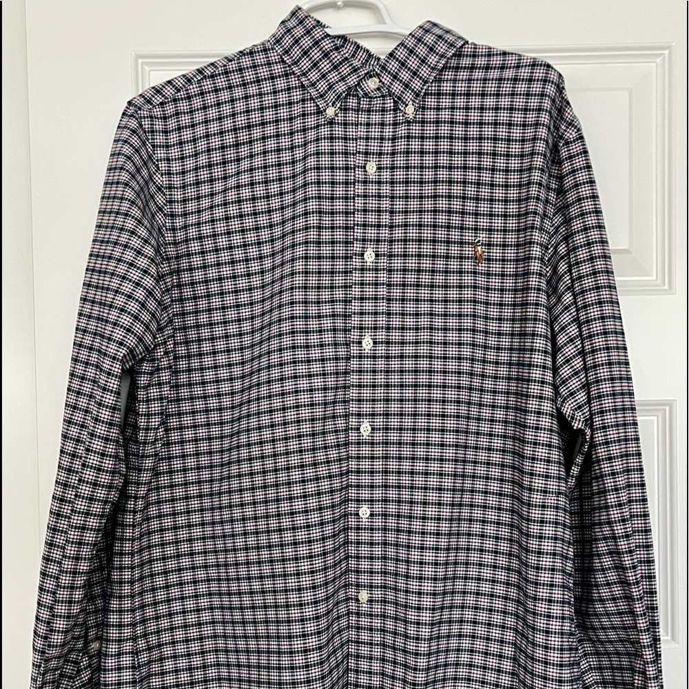 RALPH LAUREN Polo Button Down Plaid Shirt